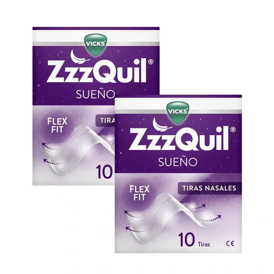 Zzzquil Sleep Nasal Strips, besser atmen und schlafen, 2X10 Strips