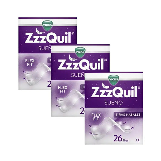 Zzzquil Sleep Nasal Strips, besser atmen und schlafen, 3X26 Streifen